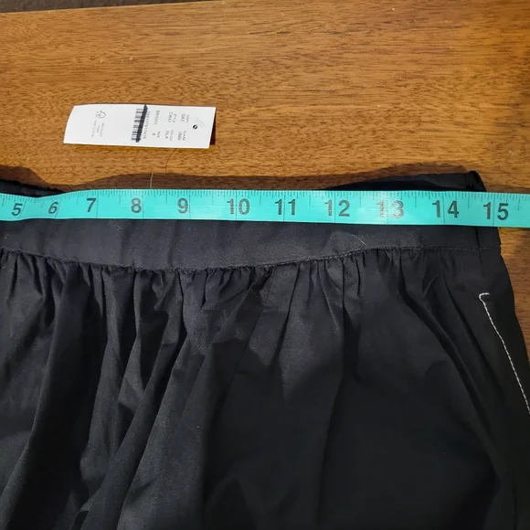 J Crew Contrast-stitch midi skirt in cotton poplin CI647 Size 8 NWT - Picture 7 of 7